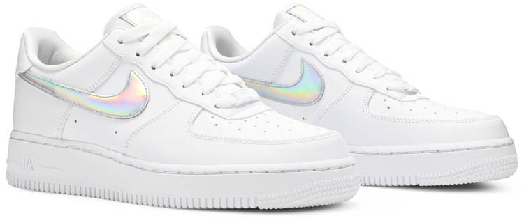 air force 1 low iridescent white