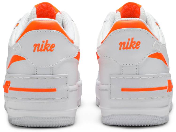 air force 1 shadow orange and white