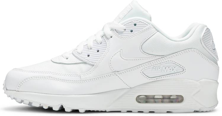 all leather white air max 90