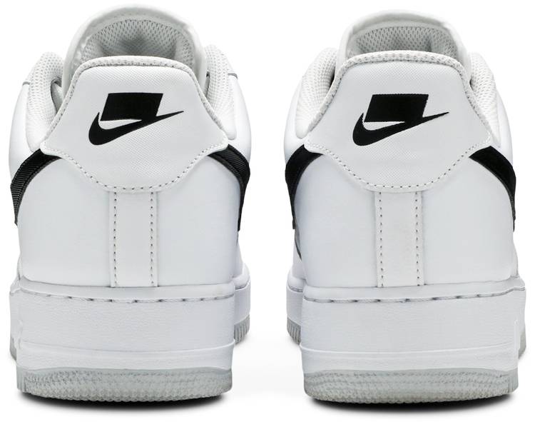 transparent white grey air force ones