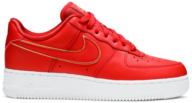 air force 1 red gold