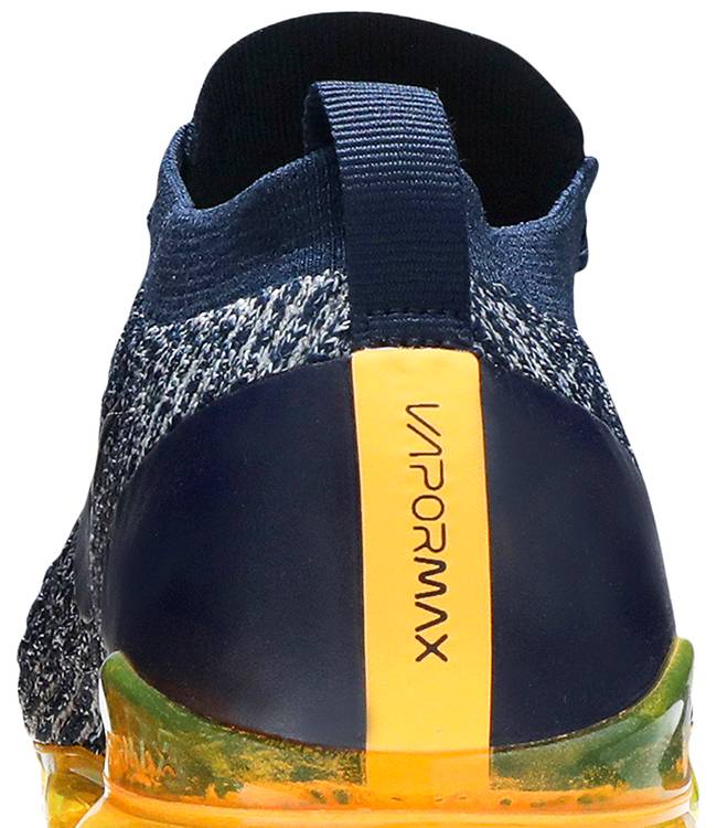 vapormax flyknit 3 college navy orange