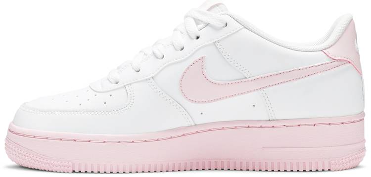 nike white and pink air force