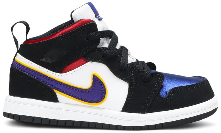air jordan 1 mid se black field purple white