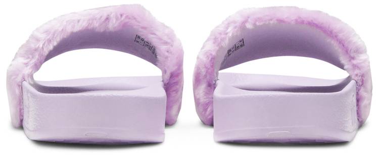 purple fenty slides
