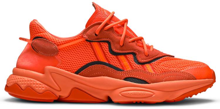 orange sneakers ozweego