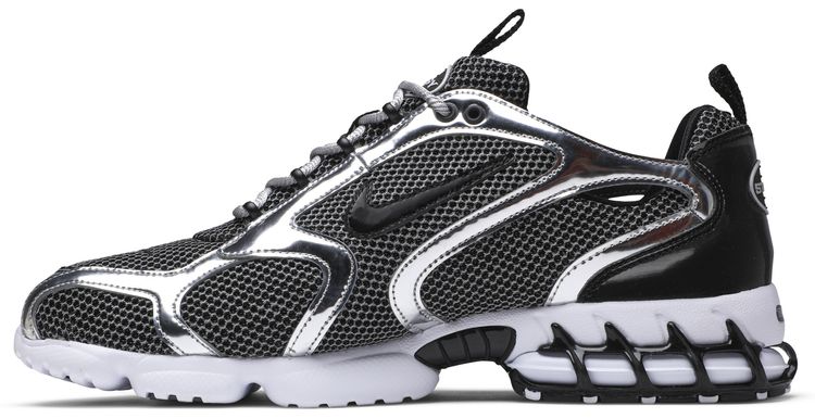 nike air zoom spiridon caged 2 stussy pure platinum