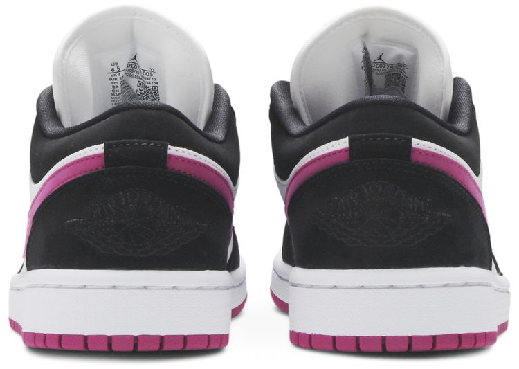 air jordan 1 low black cactus flower