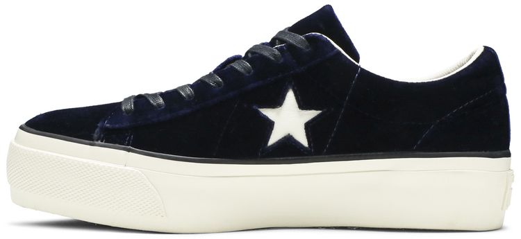 converse one star platform blue