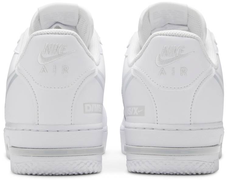 air force 1 react white ice goat