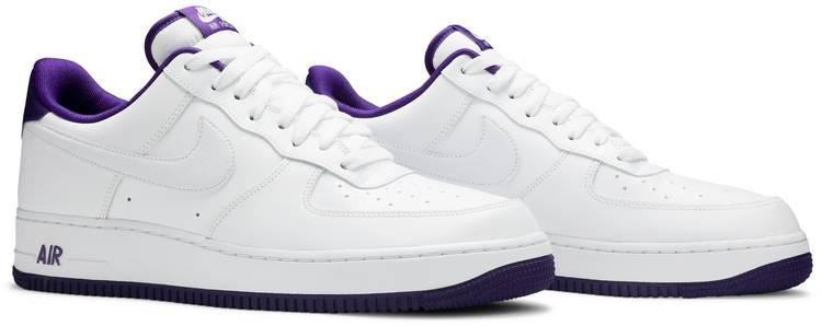 purple and white af1