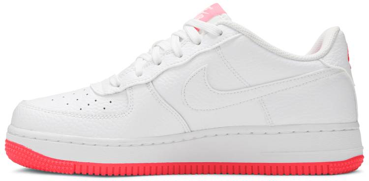 white air force pink