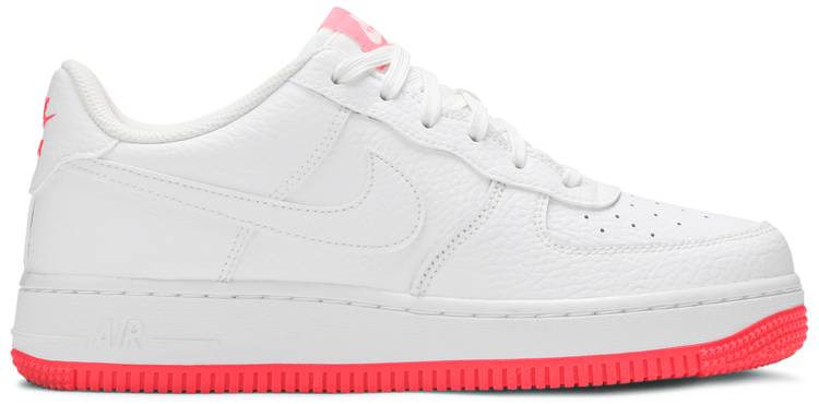 white racer pink air force 1