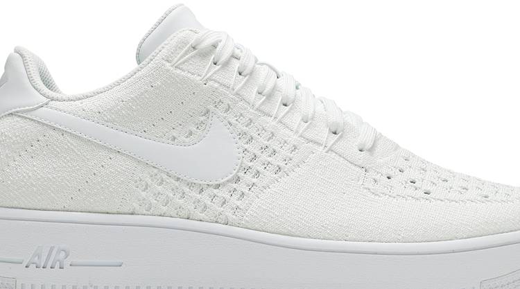 nike air force 1 flyknit white low
