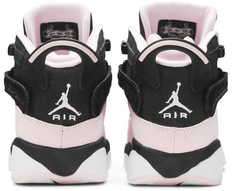 black and pink 6 rings