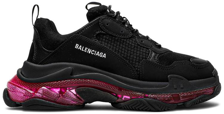 Balenciaga Triple S Sneaker 'Clear Sole - Pink Neon' - Balenciaga - 541624 W2FR1 1053 | GOAT