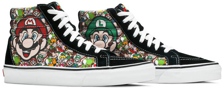 Vans Shoes - Sk8-Hi Reissue Mario - Mario/Luigi True WH