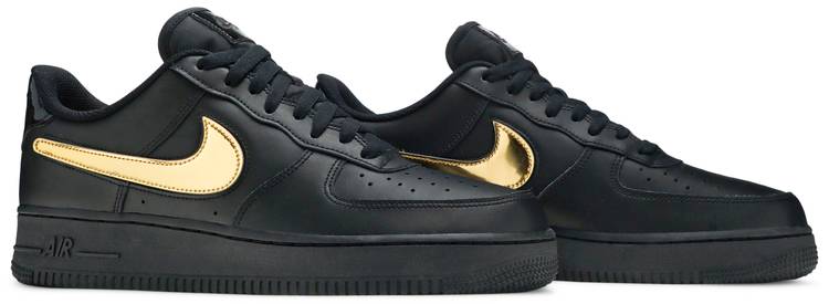 Nike Air Force 1 '07 LV8 3 Removable Swoosh Men's Shoes in Black, Size: 12 | CT2252-001
