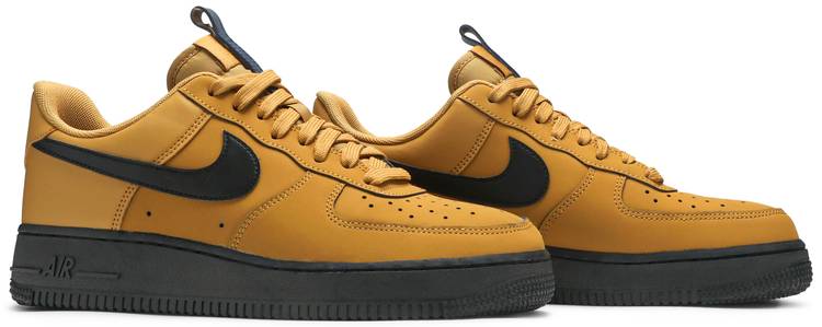 air force 1 wheat and black