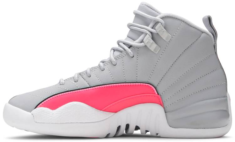 pink and grey 12 jordans