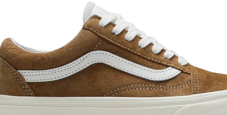 vans brown and white