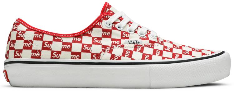 Authentic Pro 'Checkered Red' - Vans - VN000Q0DJLY | GOAT