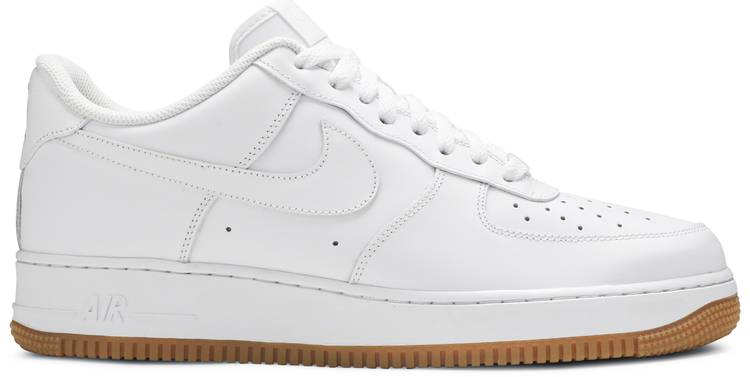 white and gum air force 1