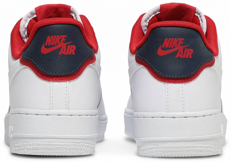 air force 1 low double layer white obsidian red