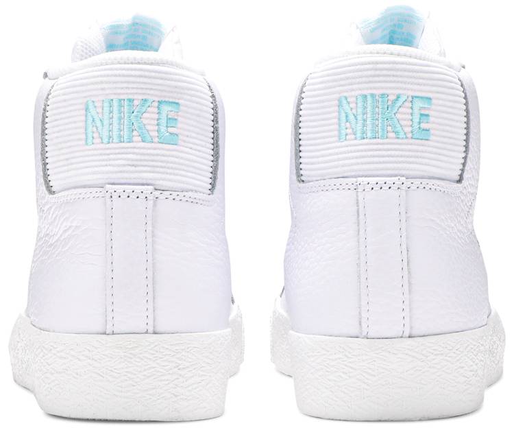 Zoom Blazer Mid Premium Sb White Glacier Ice Jewel Nike Cu52 100 Goat