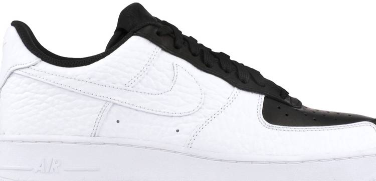 nike air force one low black white