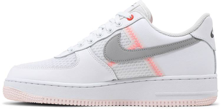 Air Force 1 Low Transparent White Grey Nike Ci0060 101 Goat