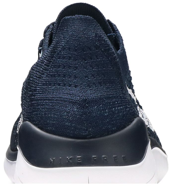 nike free rn flyknit college navy