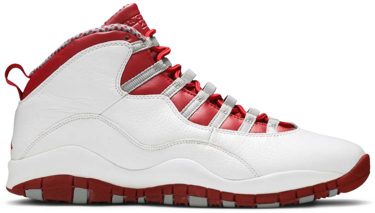 white and red 10s