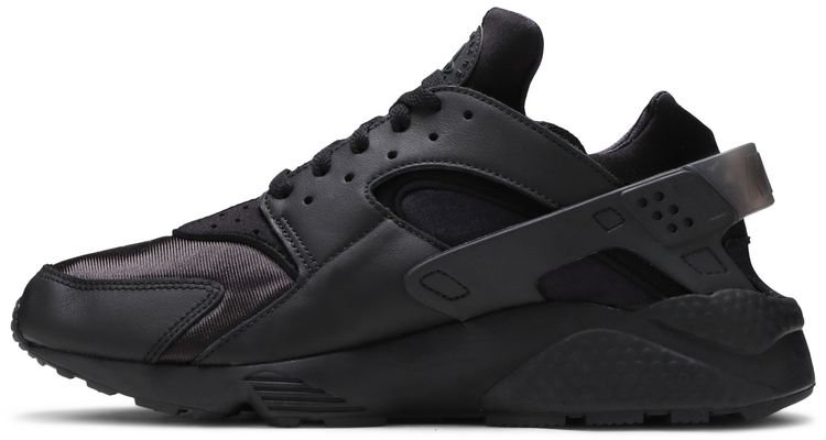 solid black huaraches