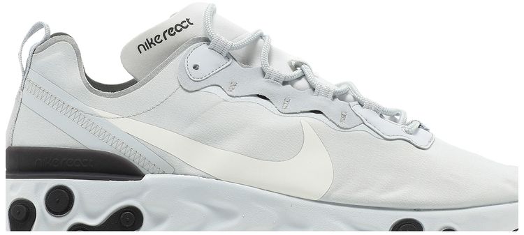 nike react element 55 pure platinum