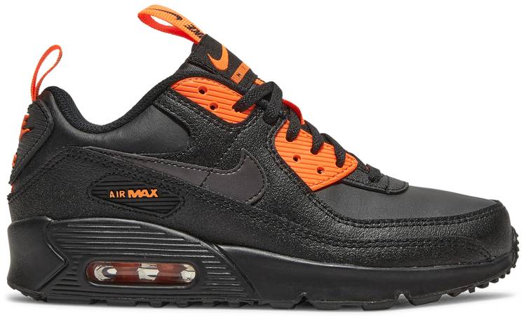 air max 90 orange and black