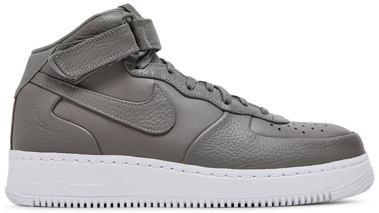 NikeLab Air Force 1 Mid 'Light Charcoal' - Nike - 819677 001 | GOAT