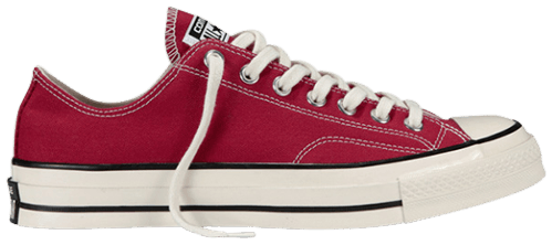 crimson red converse