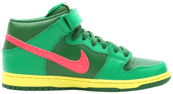 Dunk Mid Pro SB 'Watermelon' - Nike - 314383 363 | GOAT