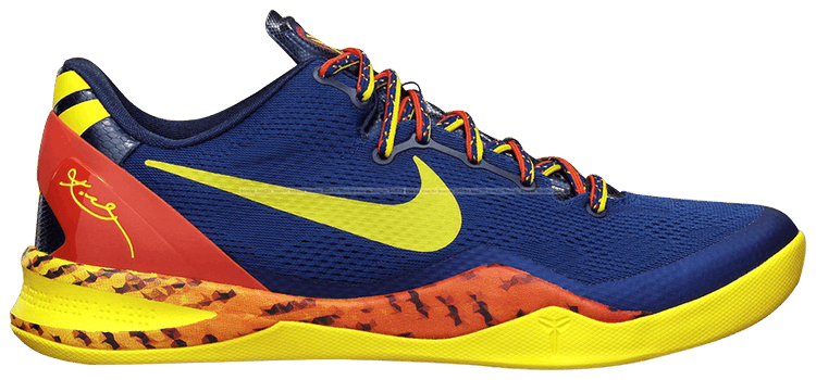 kobe 8 blue and yellow