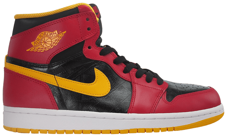 air jordan 1 retro high og black and yellow
