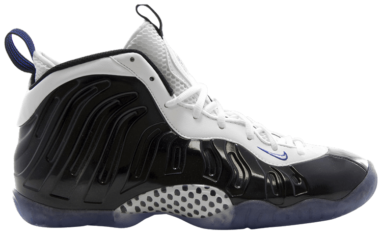 nike little posite one white and black