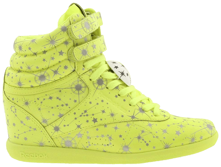 reebok freestyle hi yellow