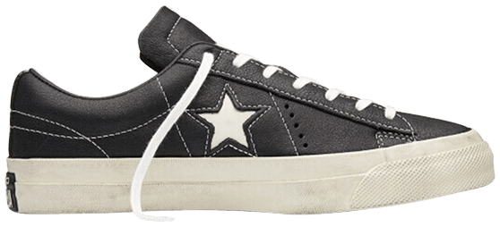 John Varvatos One Star Low Top Black Dove Converse Goat