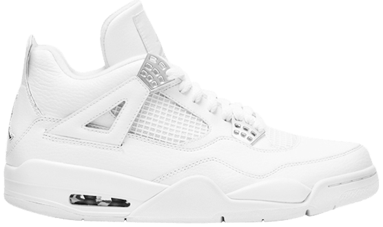 pure white jordan 4