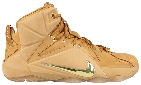 nike lebron 12 ext wheat
