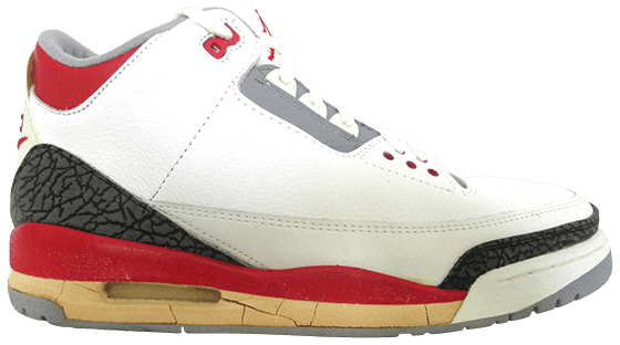 jordan 3 fire red 1988