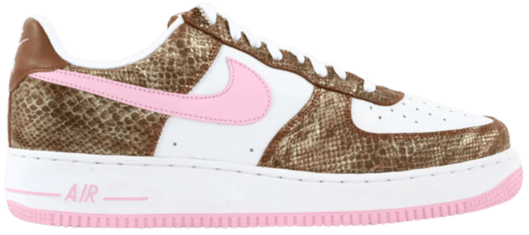 pink and hazelnut air forces