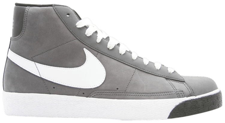 nike blazer high gray