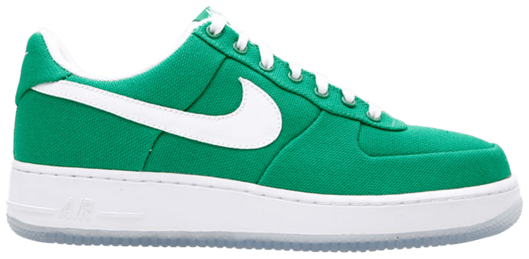 air force 1 canvas green
